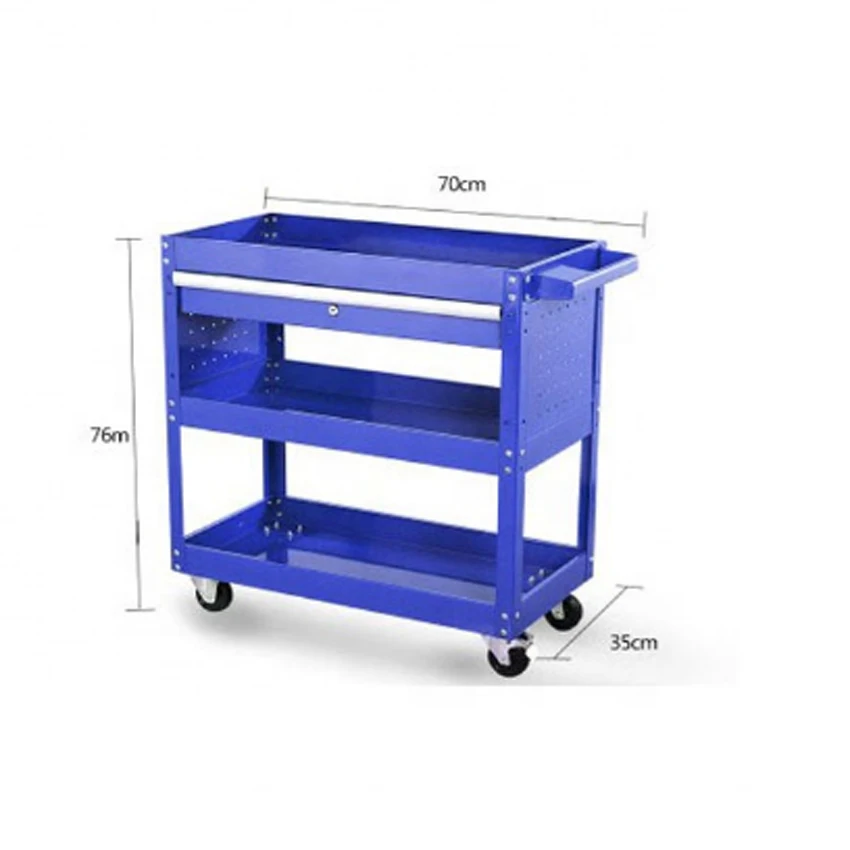 

Toolbox Organizer Tool Chest Cabinet with Pegboard Back Wall