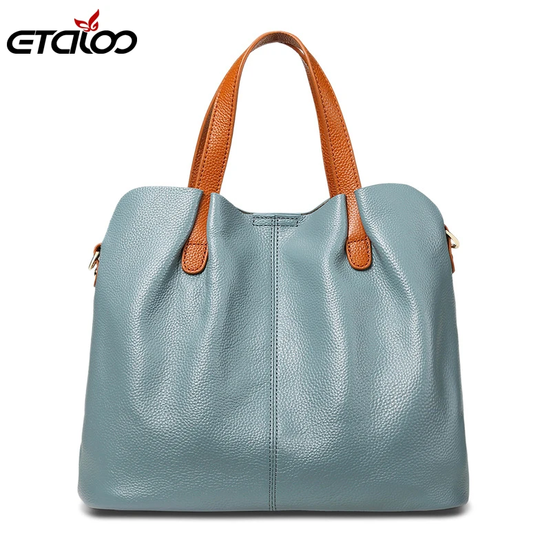 Женские сумки из 100% натуральной кожи через плечо для женщин сумка Bolsa Feminina Tote