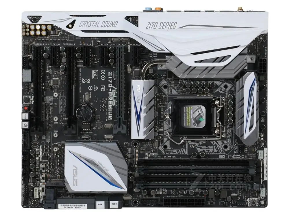 Asus Z170-PREMIUM рабочего Материнская плата Z170 LGA 1151 DDR4 для Core i7 i5 i3 64G SATA3 USB3.0 M.2 блок питания ATX используется