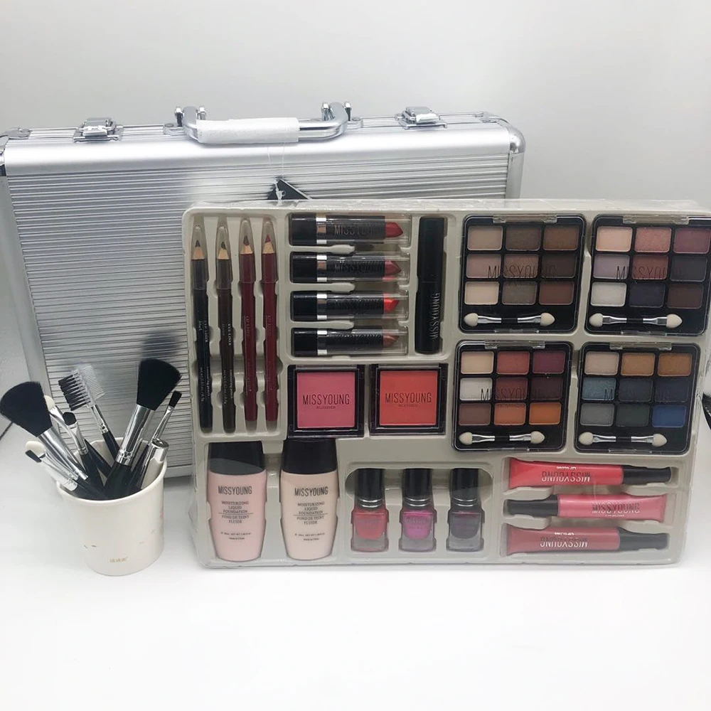 Роскошный набор для макияжа матовая Мерцающая палитра теней век