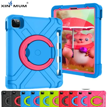 

Kids Handle Tablet Case for IPad 10.2 Pro 11 2020 9.7 Mini 4 5 Rotate 360 Degrees Hybrid Case Rugged Stand Heavy Duty Safe Cover