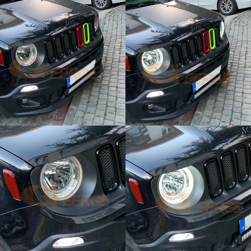  For Jeep Renegade 2015 2016 2017 Excellent RF Bluetooth Controller Multi-Color Ultra bright RGB LED - 32960508525