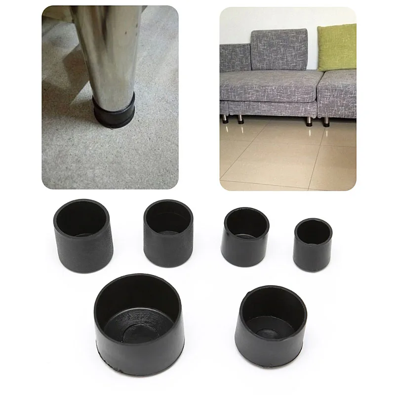8 шт Круглые силиконовые ножки стула ножка шапки Non slip стола Пылезащитный чехол