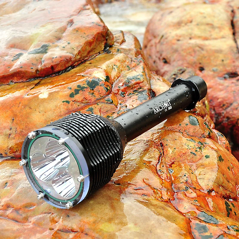 Tocha à Prova Subaquática por 22650 Original Archon Mergulho Lanterna Cree Xm-l2 u2 3000lm Led Dwaterproof Água 100m Bateria D33 5 u2 3000lm led mergulho tocha à prova