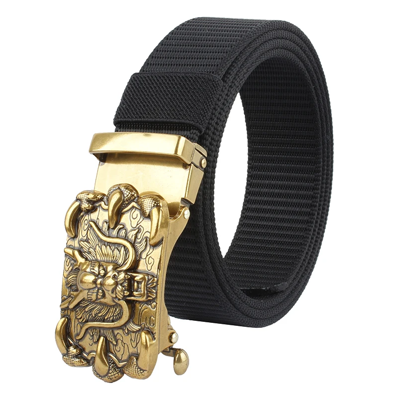 

LTOHEYN Tactical Nylon Men Belt Outdoor training Hunting Belt Metal Buckle Adjustable High Quality Quick Release Belt W-3.4cm