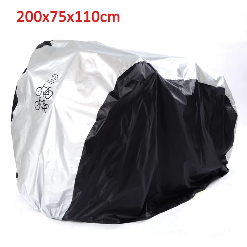 

Universal Bike Rain Dust Cover Waterproof Bicycle Bike Cover Rain Resistant Sun Protection for 2 Bike