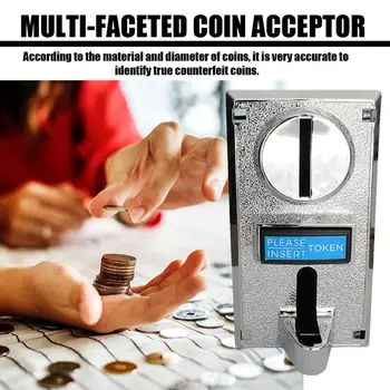 

Durable Programable Plastic Multi Coin Acceptor Electronic Roll Down Coin Acceptor Selector Mechanism Side Coin Selector