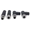 Sensor connector M12 waterproof male&female straight&angle screw threaded plug coupling 4 5 8 Pin A type ► Photo 2/6