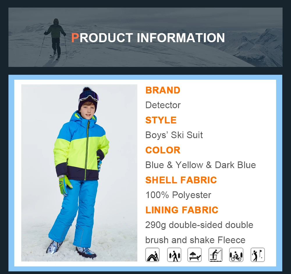 boys insulated ski jacket