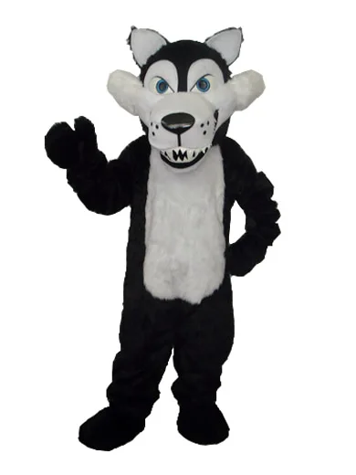 New Style plsuh wolf man Mascot Costume Adult Halloween Birthday party cartoon Apparel Cosplay Costumes - Цвет: as picture