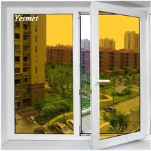 Декоративное не отражающее оконное стекло пленка Солнечный Оттенок архитектурная пленка желтый цвет для дома/автомобиля Декор