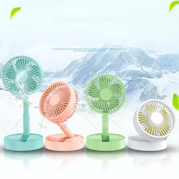 

Electric Fan Folding Telescopic Floor Fan Desktop Fan Desktop Air Conditioner Cooler For Office Household Travel