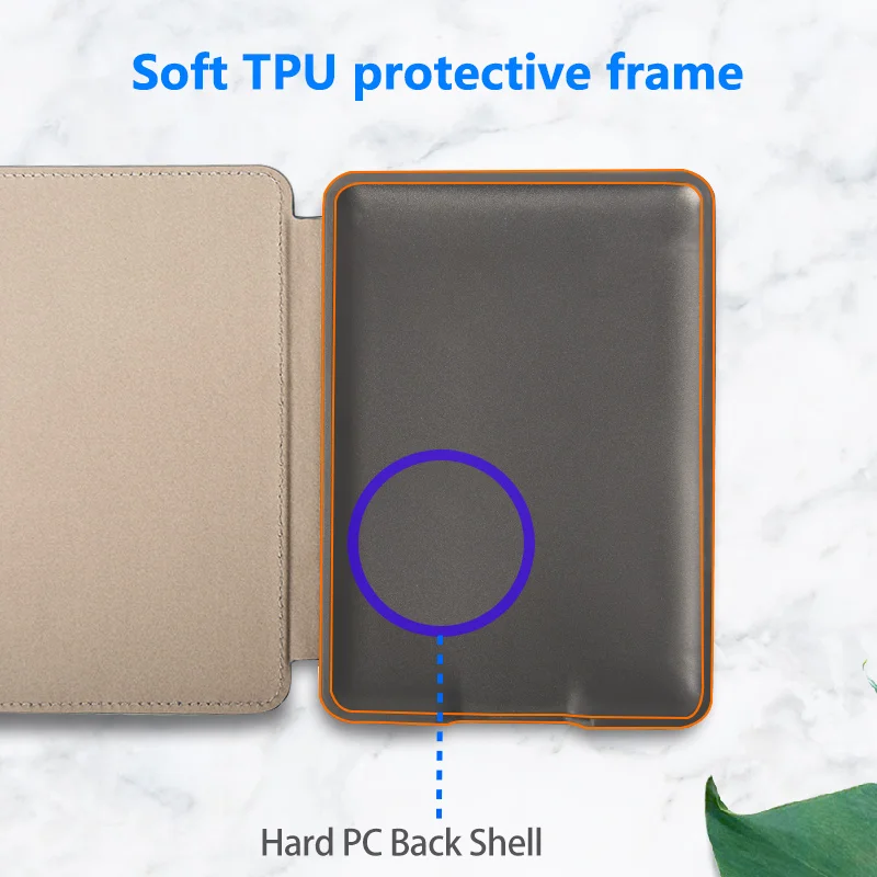 Slim original Cover for Amazon Kindle Paperwhite 1 2 3 Case 6'' E-reader Leather case for Kindle Paperwhite E-book