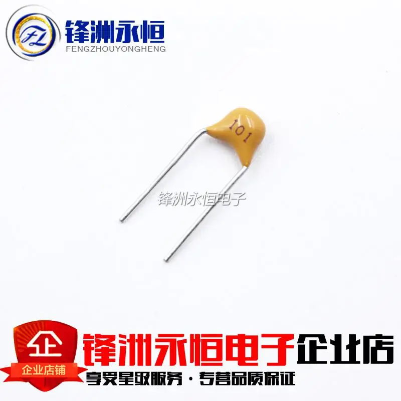 100PCS monolithic capacitor CT4 33/47/100/200/220/330/470 / P PF 50V 101J 5.08mm | Обустройство дома