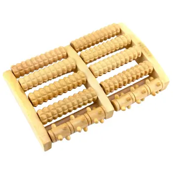 

Foot Roller Massager Five Rows With Wooden Nails Foot Massage With Wooden Massager Foot Massage Wood