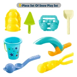 Pinza de plástico ABS para Hacer bolas de nieve, herramientas de molde para ARENA y nieve, para niños, juguetes deportivos para Navidad