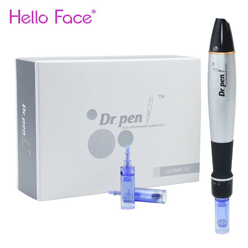 Dr. Pen Ultima A1C Derma Pen Microneedling Pen Mesoterapia Auto Micro Needle Kit Per La Cura Della Pelle Con 2 Pezzi 12 Aghi