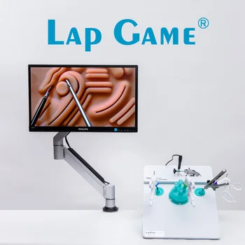 

Lap Game Laparoscopic Surgery Simulator Simulation Training Box plus Exercise Equipment Single Hole Straight Lens