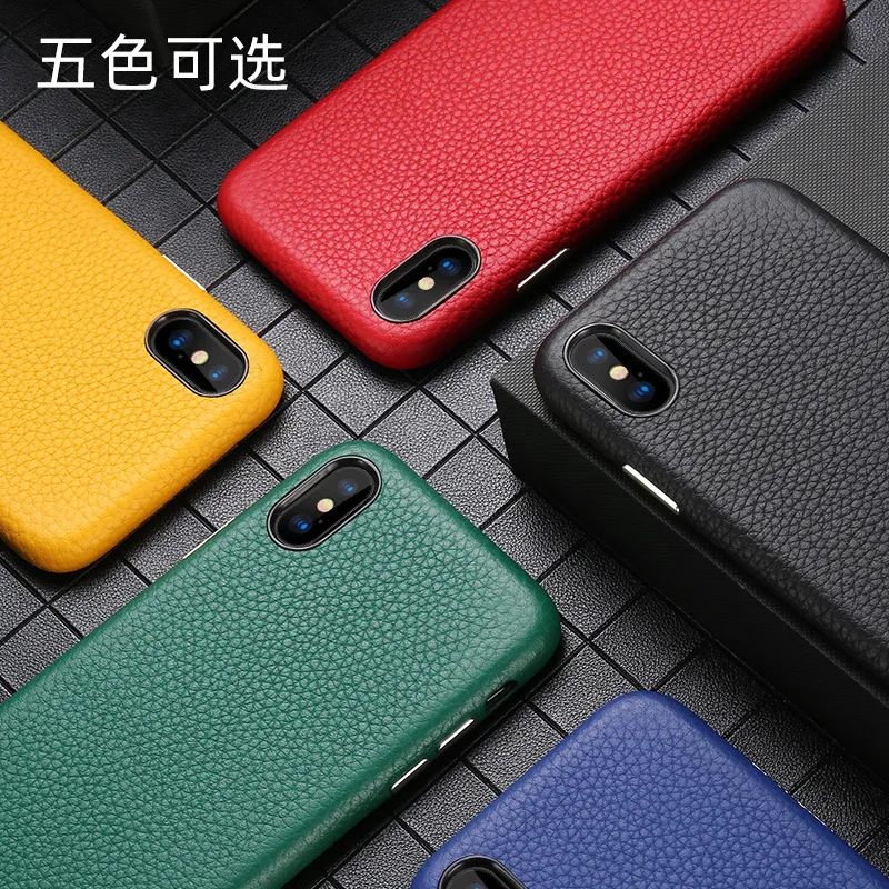 Чехол из натуральной кожи для iPhone 7 8 Plus X Xs Xr Xs Max, чехол из натуральной кожи с розничной упаковкой