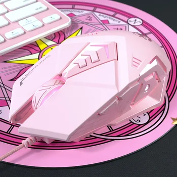 Kawaii Pink Crystal Mouse  4