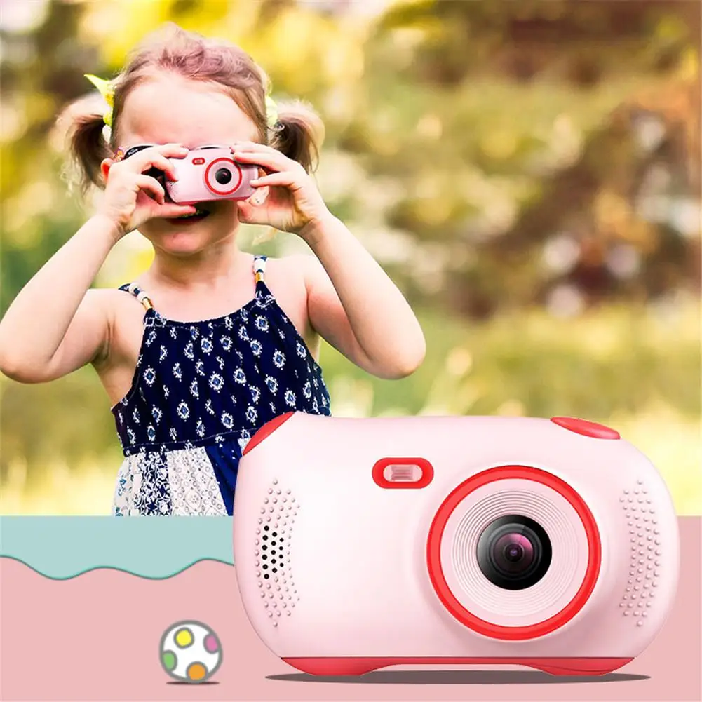 Мини-камера для детей, мультяшная детская камера с сенсорным экраном, цифровая камера с двумя объективами s для студентов, Детские аксессуары для детей