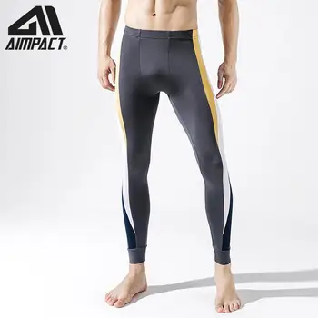 

Quick Dry Athletic Legging Fitness Sport Compression Pants Men Running Bodybuilding Workout Gym Tight by AIMPACT AM5127