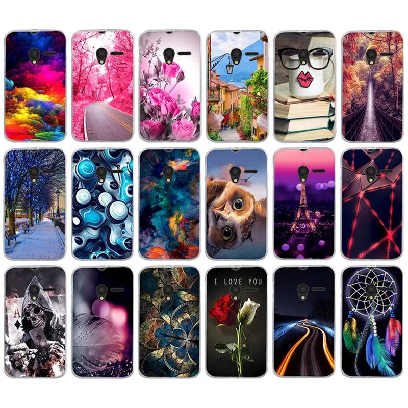 Мягкий силиконовый чехол для Alcatel One Touch Pixi 3 4 0 дюйма из ТПУ с принтом Pixi3 4013 4013D 4013X