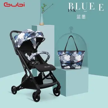 

Ultra-light baby stroller lightweight folding reclining stroller with Mummy bag portable pocket car