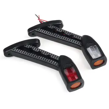 

Replacement Side Marker Light Set Parts Waterproof 12-24V Trailer Auto
