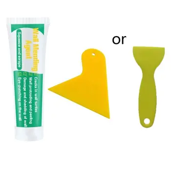 

100ml Wall Mending Agent Wall Repair Cream Latex Paint Repair Paste With Scraper 449C