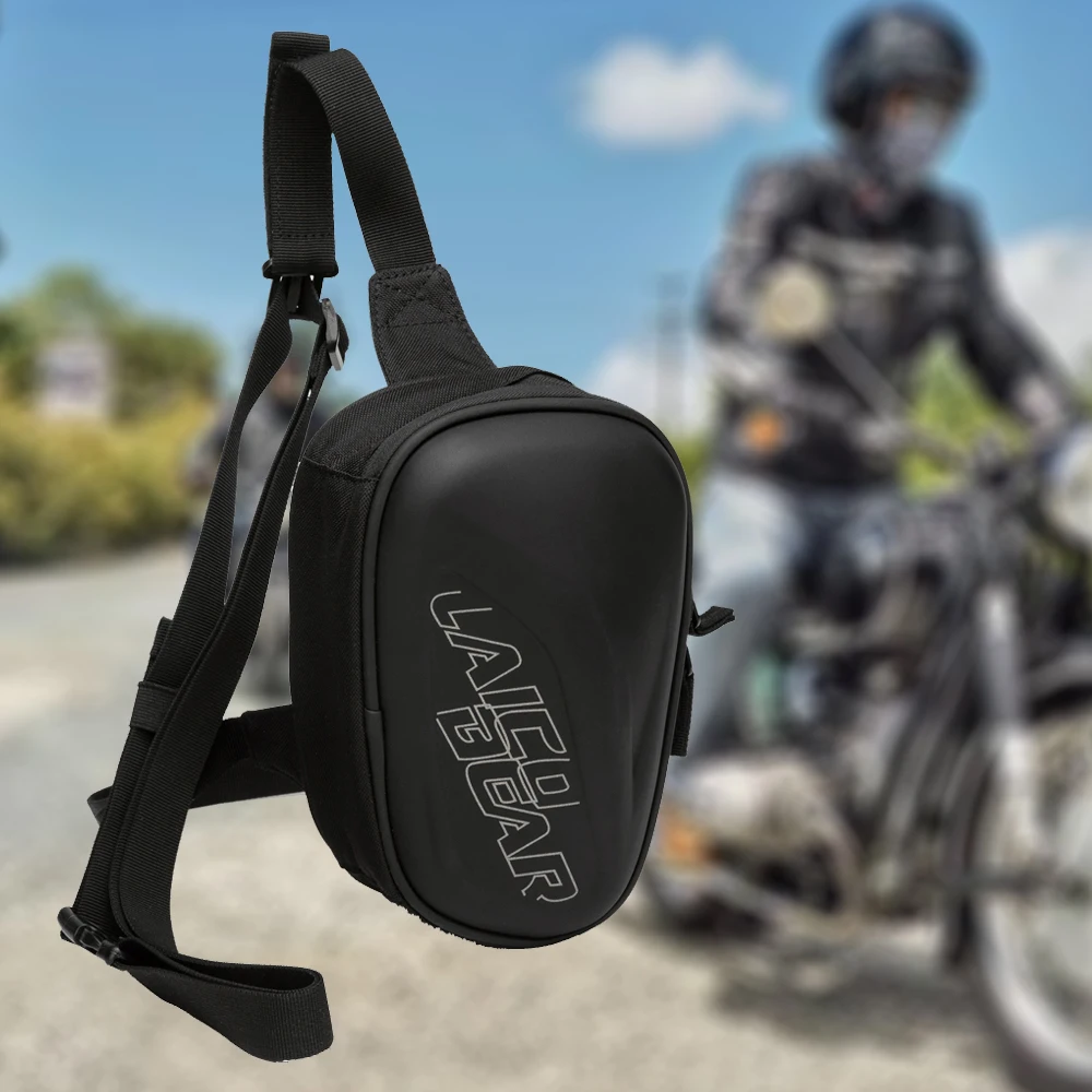 Women Man Motorcycle Drop Leg Side Bag Waterproof Hard Shell Motorbike  Waist Bag Sport Black Mobile Phone Purse Fanny Pack Bag| | - AliExpress