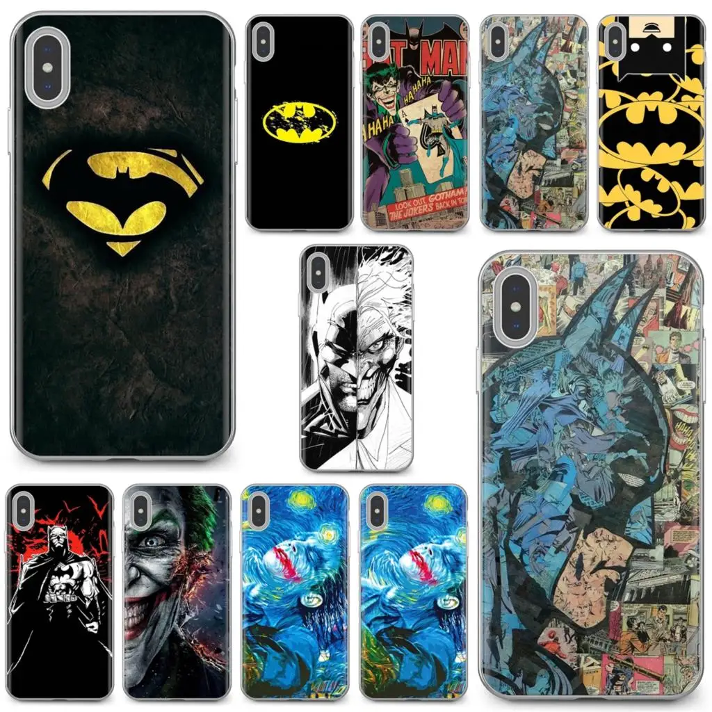 Силиконовый чехол для телефона BQ Aquaris C U2 U V X2 X Lite Pro Plus E4.5 M4.5 X5 E5 4G M 2017 Dc Comics Batman Joker