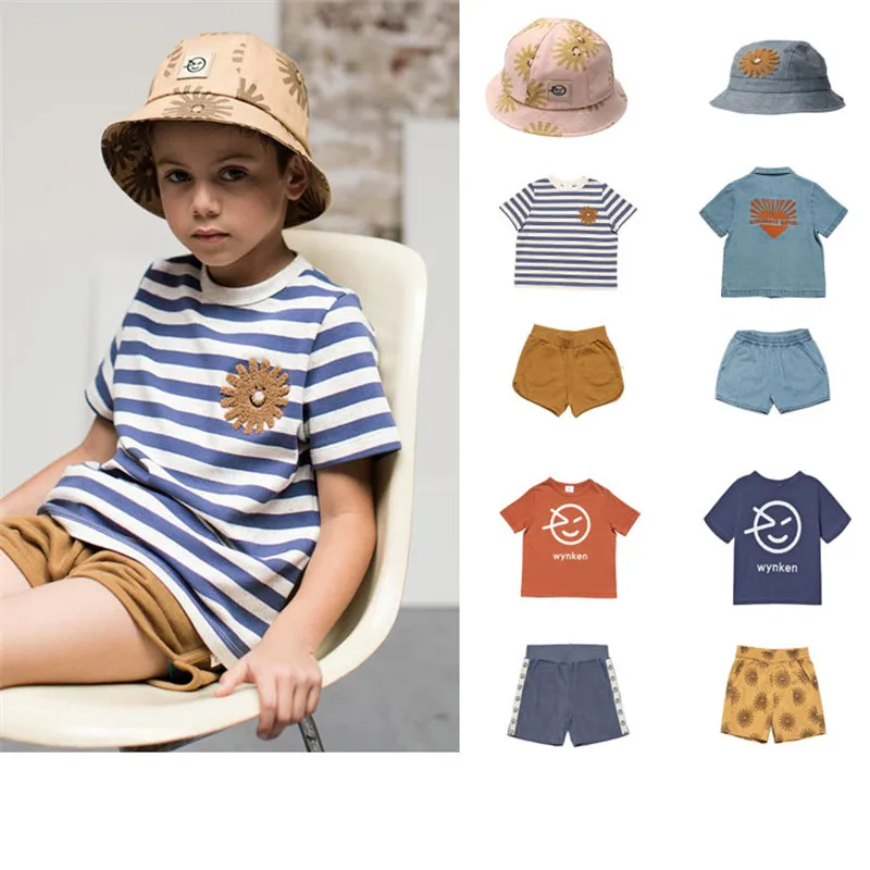 Design da Marca Enkelibb Nova Wynken Crianças Verão Hawaii Shorts Meninos Meninas Sun Print Bottoms Criança Unisex Calções Elegantes 2020 11 High Quality Mamãe e Bebê