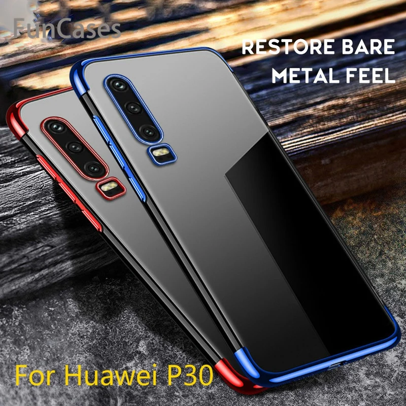 Чехол huawei P20 Lite чехол p20 pro мягкая прозрачная задняя крышка из ТПУ для P30 Pro телефона