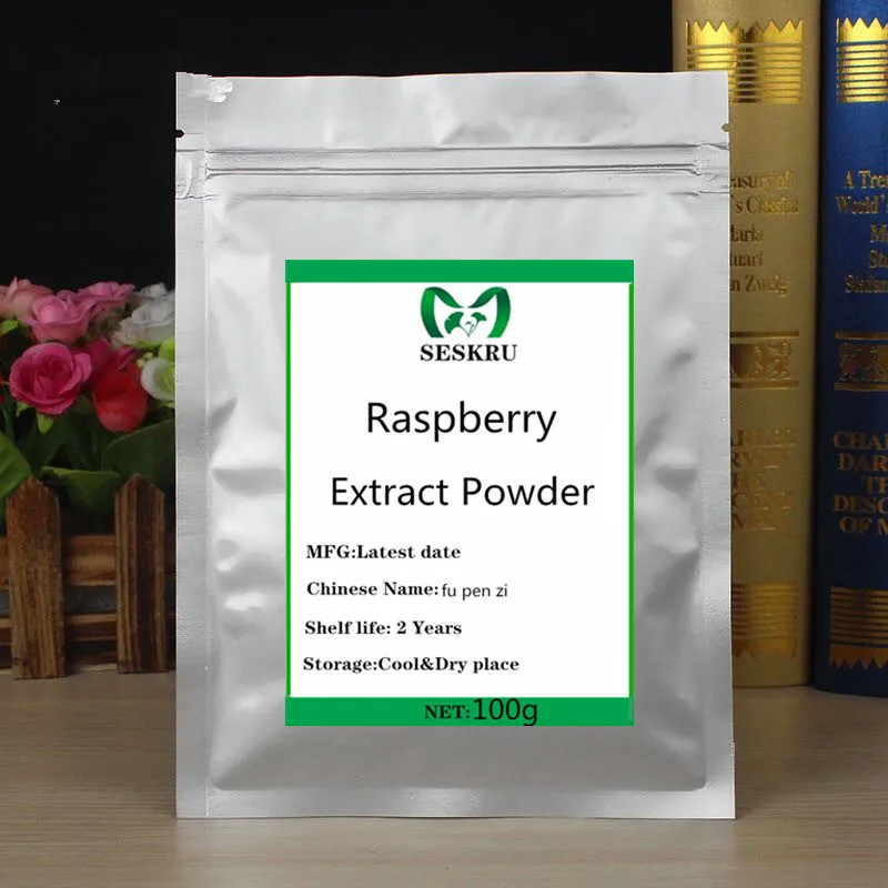 Hot selling high quality organic raspberry extract powder Fu pen zi free shipping | Красота и здоровье