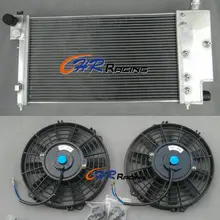 Radiateur en aluminium et double ventilateur, pour PEUGEOT 106 GTI RALLYE/CITROEN SAXO/VTR 1996 – 2001