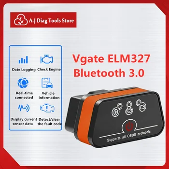 

Icar2 ELM327 Car Engine Fault Diagnostic Tester Scanner BT3.0 OBD2 Scanner Diagnostic Tool OBD2 Scanner Code Reader For Android