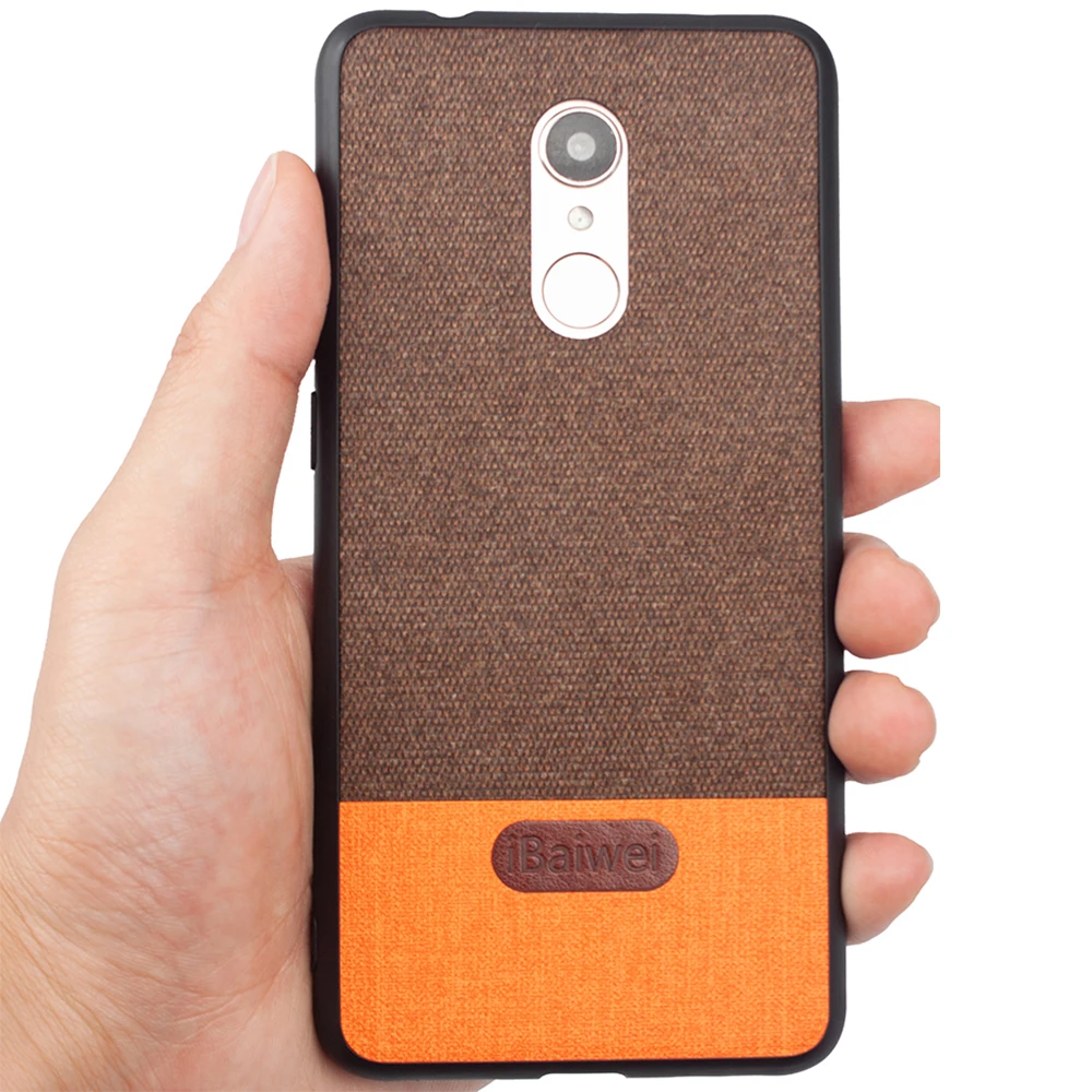 Роскошный чехол для смартфона Xiaomi Redmi 5 тканевая задняя крышка из ПК силиконовый