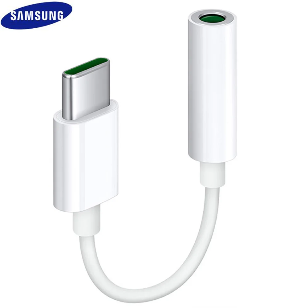 Для Samsung Galaxy A60 A6S A80 A8S Note10/10Pro N9700Samsung оригинальный USB Type C адаптер для гарнитуры 3 5 мм
