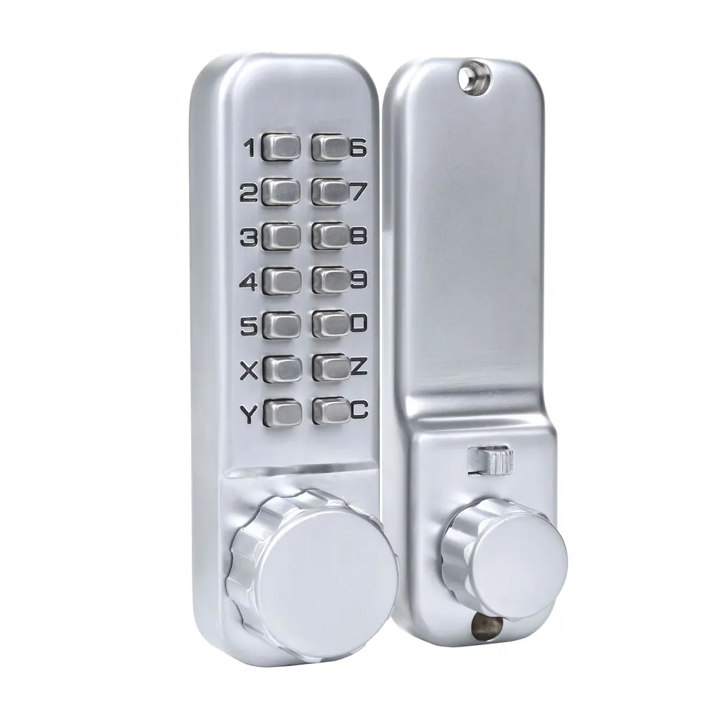 

Zinc Alloy Keyless Combination Mechanical Digital Door Lock No Power Push Button Code Locks For Home Furniture Hardware