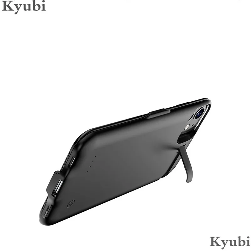 6800 мАч Зарядное устройство высокой мощности для iphone 11 Pro Max extaernal портативный держатель подставка Беспроводная зарядка крышка для iphone 11