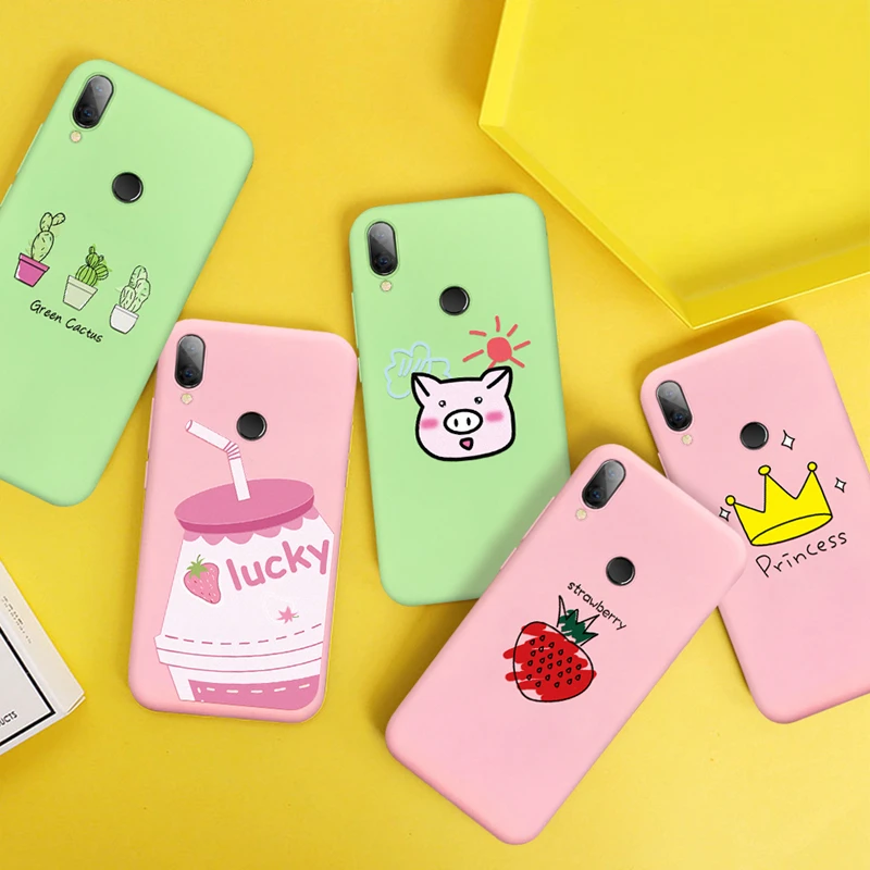 Матовый чехол с милым рисунком для Redmi 7 6A 7A, защитная задняя крышка для телефона Xiaomi Redmi Note 5 6 7 Pro K20 Pro K20