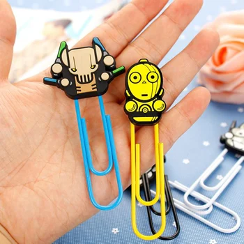 

Paperclip Black Samurai Bookmark Paperclip Cartoon Jewelry Accessories Creative Stationery