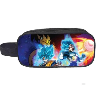 

New Anime Dragon Ball Cartoon Pencil Case Cosmetic bag For Girl Boys Children Cartoon School Supplies Wallet Gifts
