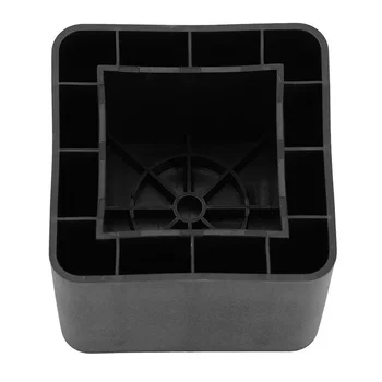 

4pcs Cabinet Furniture Feet Portable Solid Hotel Black Square Anti Scratch DIY Sofa Bed Home Protective Non Slip Increase Height