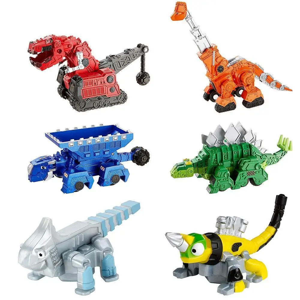Fit for Dinotrux Die-Cast Rollodon TY Rux Dozer Ton-Ton Garby Skya Figures Gift Children |