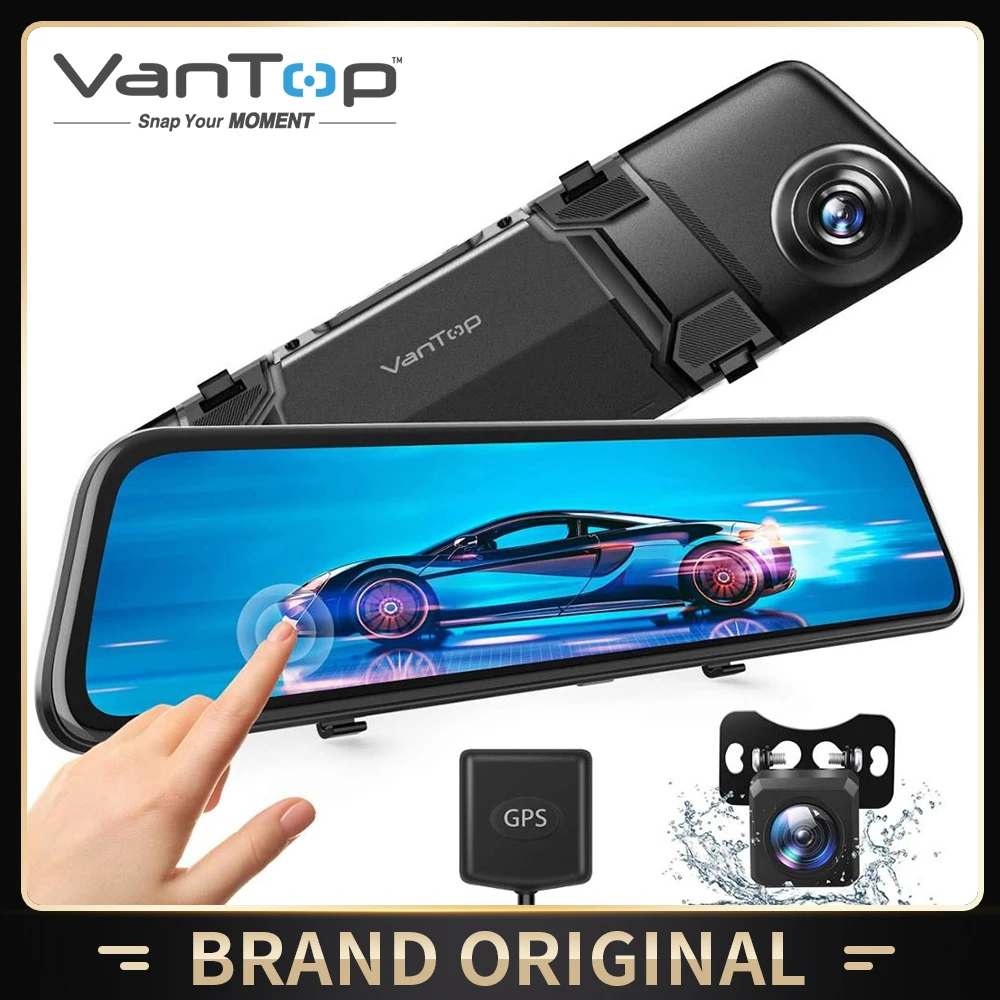 VanTop HF12MQ зеркало видеорегистратор 12 &quot2 5 K автомобиль водительское удостоверение