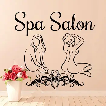 

Massage Spa Decal Beauty Salon Sticker Beauty Posters Vinyl Wall Decals Decor Mural Beauty Salon Spa Sticker