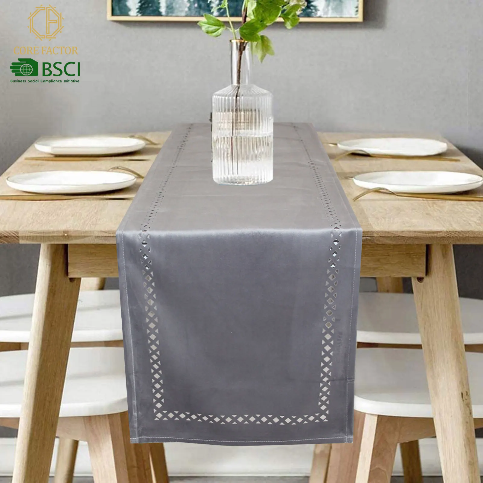 

2022 Newest Table Runner Luxury Dutch Fleece Modern Table Runner Christmas Decorations Home Dinner Table Cover For Wedding Party