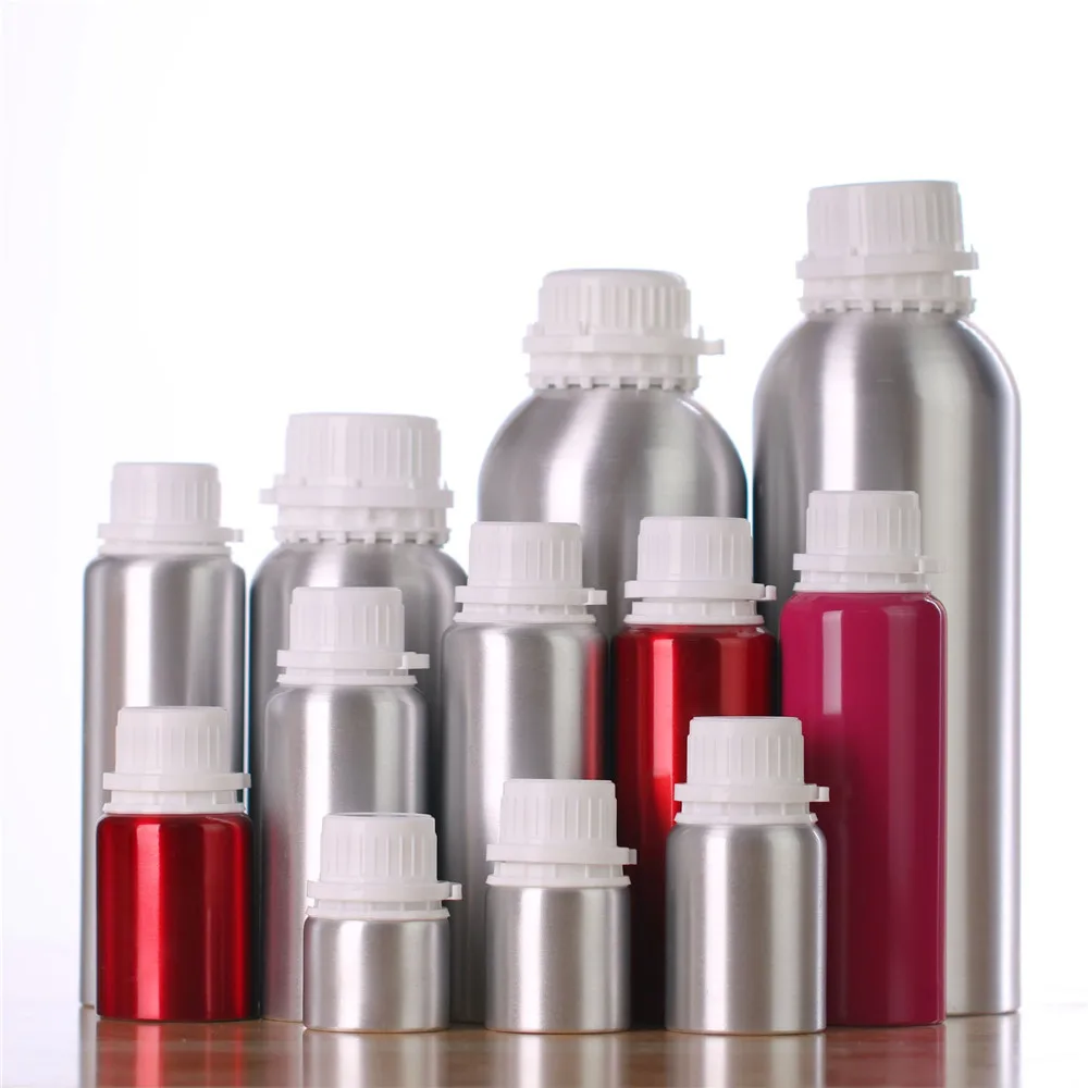 

Aluminum Perfume Portable Empty Container Travel Essential Oil Bottle Anti-theft Cap Aluminum Bottle Cosmetic Sub-bottling Silve